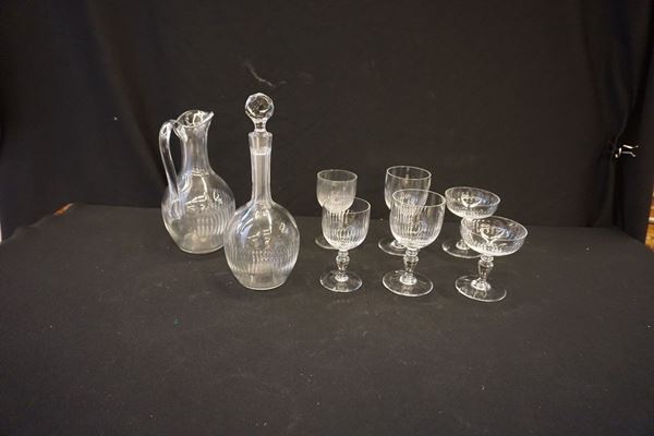 



Parte di servito di bicchieri, Baccarat