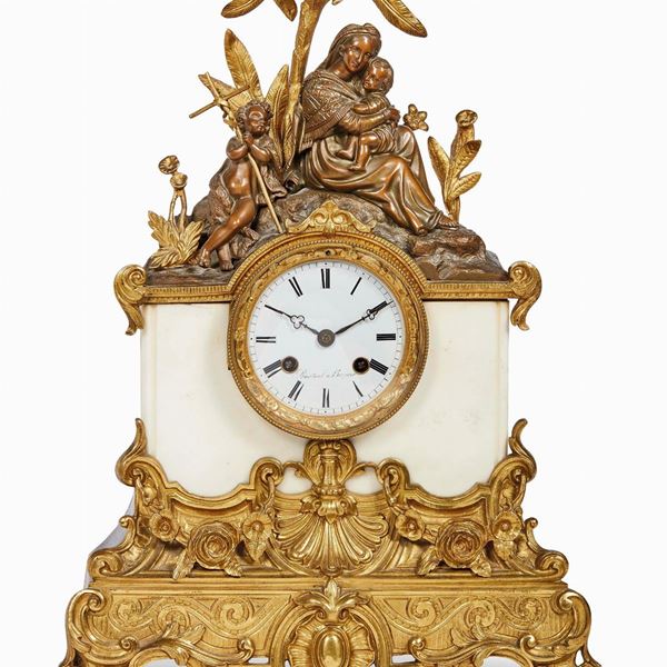 Orologio da camino, Francia, sec. XIX