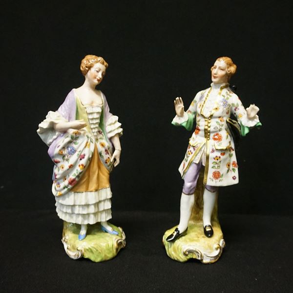 



Coppia di sculturine, sec XIX