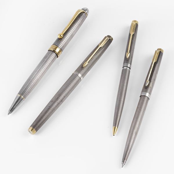 



PENNA STILOGRAFICA E DUE BIRO PARKER  - Asta Gioielli , argenti e penne - Poggio Bracciolini Casa d'Aste