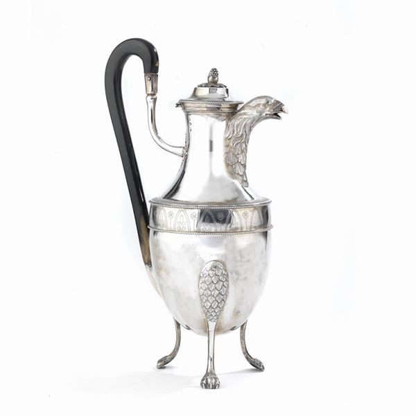 



GRANDE CAFFETTIERA, TORINO, 1814 CIRCA, ARGENTIERE LUIGI DE GIORGIS