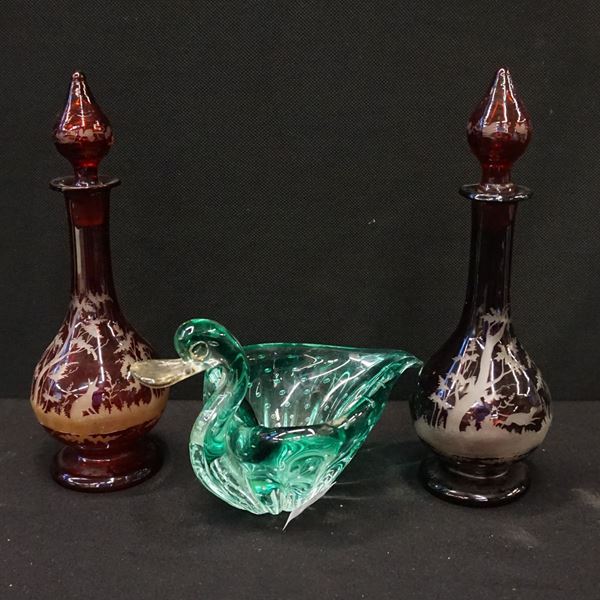 



Coppia di bottiglie, Venezia, sec. XX  - Asta Mobili e arredi dal XVIII al XX secolo - Poggio Bracciolini Casa d'Aste