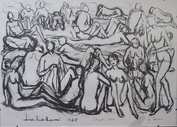 



Scuola del XX secolo  - Asta Dipinti e stampe dal XVII al XX secolo - Poggio Bracciolini Casa d'Aste