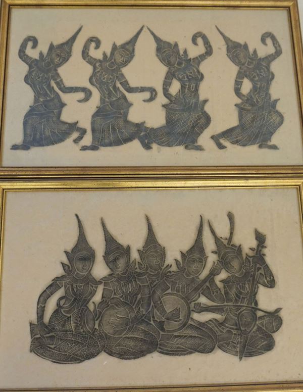 



Scuola tailandese del XX secolo  - Asta Dipinti e stampe dal XVII al XX secolo - Poggio Bracciolini Casa d'Aste