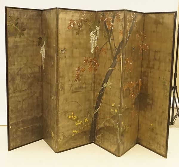 



Paravento, arte orientale, sec. XIX  - Asta Arredi oggetti d'arte e mobili dal XVIII al XX secolo - Poggio Bracciolini Casa d'Aste