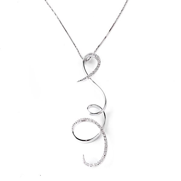 



COLLANA IN ORO BIANCO CON PENDENTE 18 KT