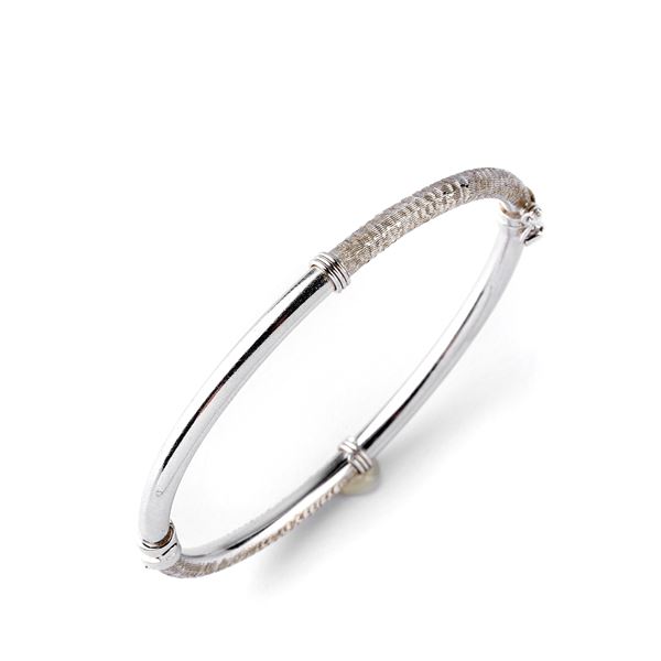 



BRACCIALE RIGIDO IN ORO BIANCO 18KT 