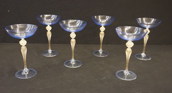 



Sei coppe in vetro Murano   - Asta Eleganza a tavola: porcellane, argenti e complementi da arredo - Poggio Bracciolini Casa d'Aste