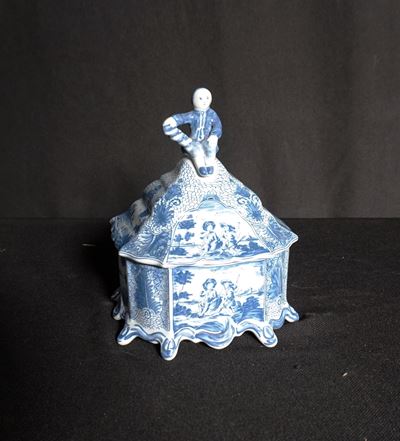 Scatola con Coperchio, Delft, Sec. XX