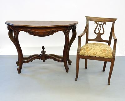 Console e Piccola Poltrona, Sec. XX