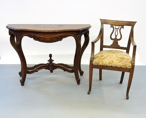 



Console e piccola poltrona, sec. XX