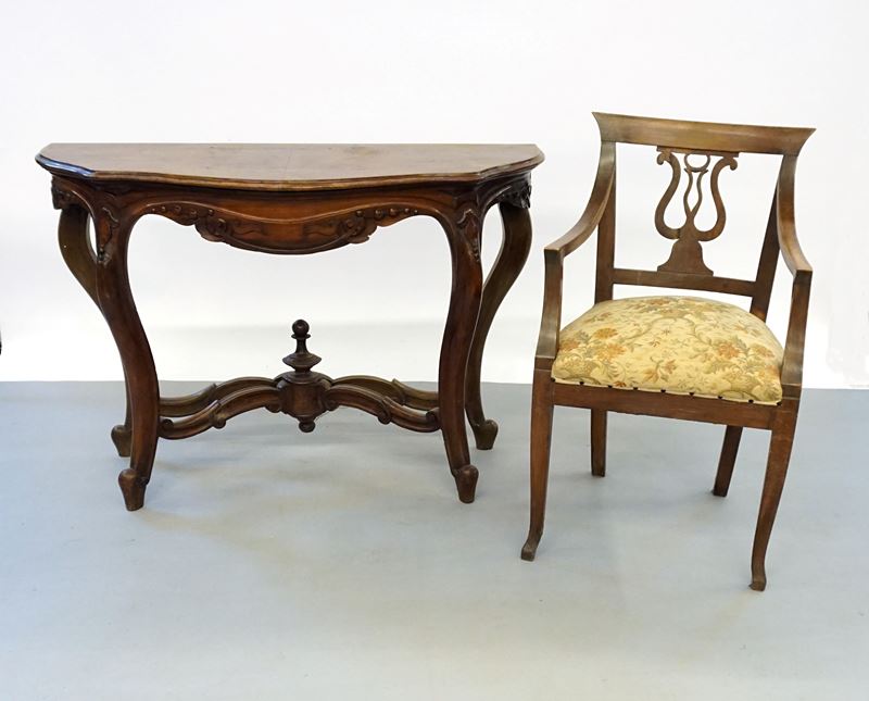 Console e Piccola Poltrona, Sec. XX