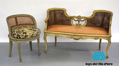 Divanetto e Poltroncina, Sec. XX
