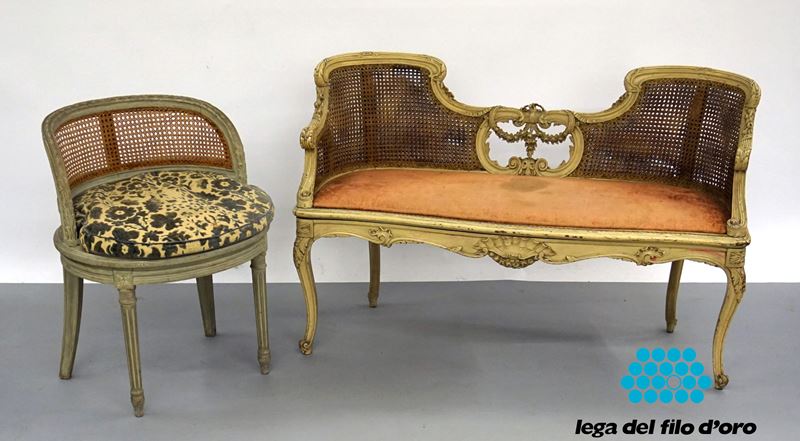Divanetto e Poltroncina, Sec. XX