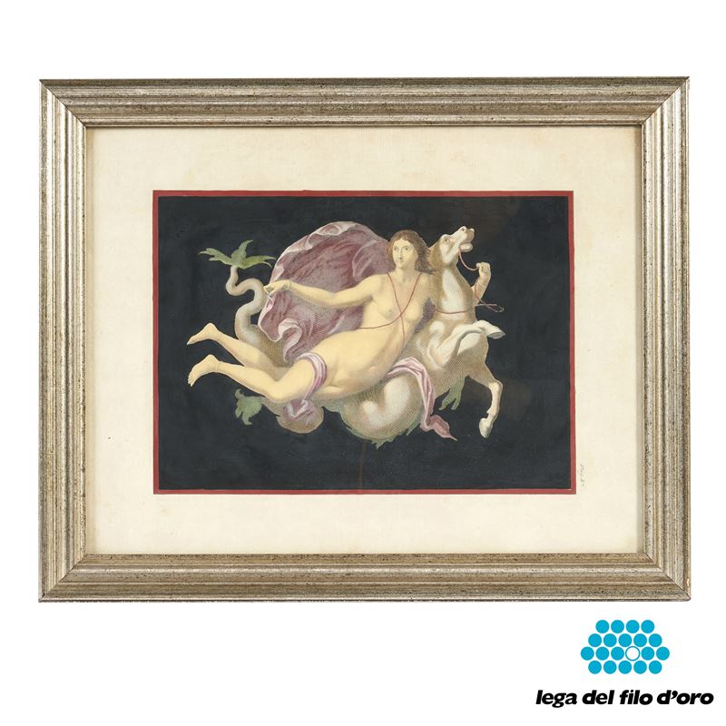 Coppia di stampe, sec. XX