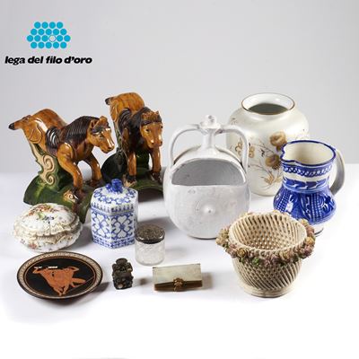 Coppia di Cavalli, Arte Orientale, Sec XX