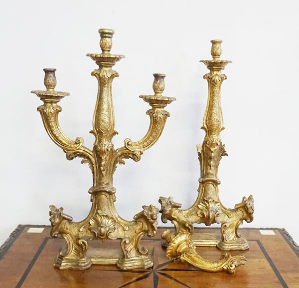 



Coppia di candelieri, sec. XVIII  - Asta Arredare con stile: mobili e oggetti d'arte - Poggio Bracciolini Casa d'Aste