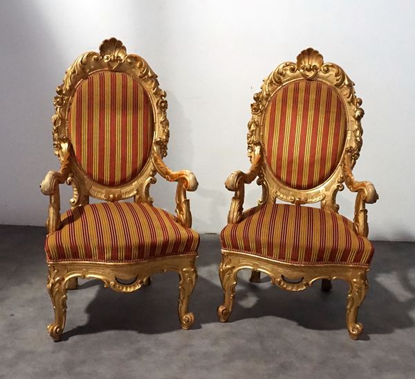 



Coppia di poltrone, sec. XIX  - Asta Arredare con stile: mobili e oggetti d'arte - Poggio Bracciolini Casa d'Aste