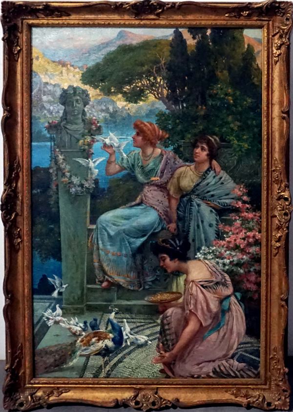 



Scuola della fine del XIX sec.  - Asta Dipinti e stampe dal XVII al XXI secolo - Poggio Bracciolini Casa d'Aste