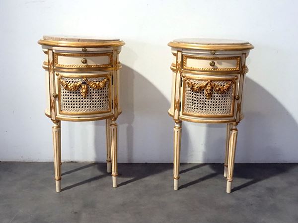Coppia di comodini, stile Impero