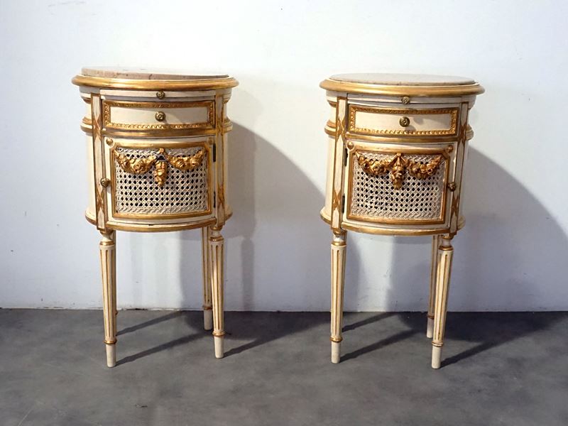 Coppia di Comodini, Stile Impero