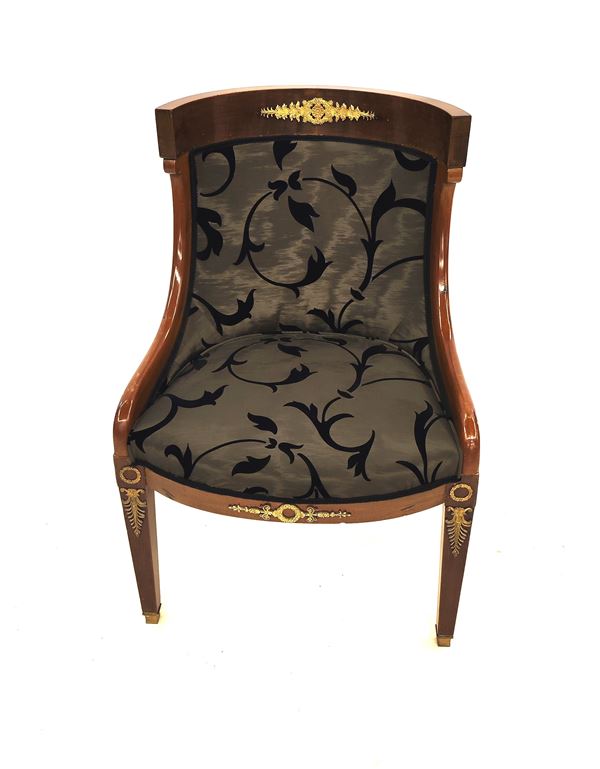 Poltroncina, in stile Impero