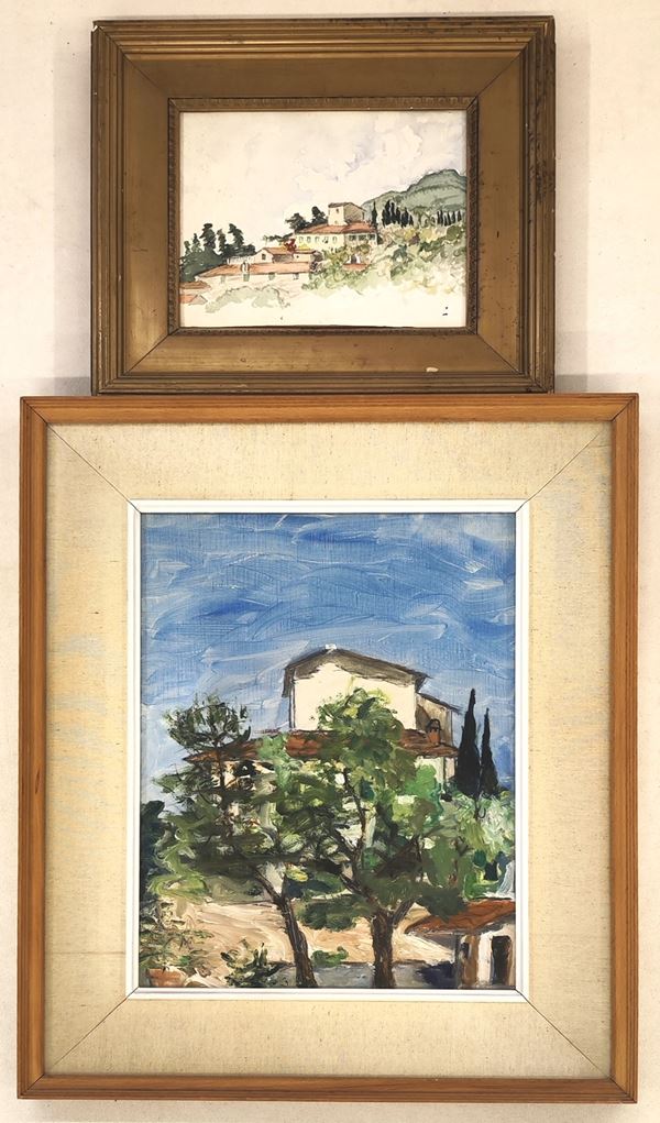 



Scuola italiana, sec. XX  - Asta Dipinti e stampe dal XVII al XXI secolo - Poggio Bracciolini Casa d'Aste