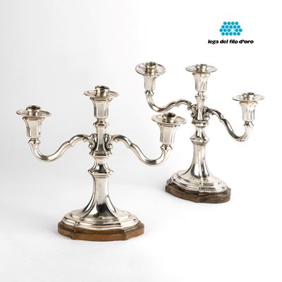Coppia di Candelabri Sec. XX