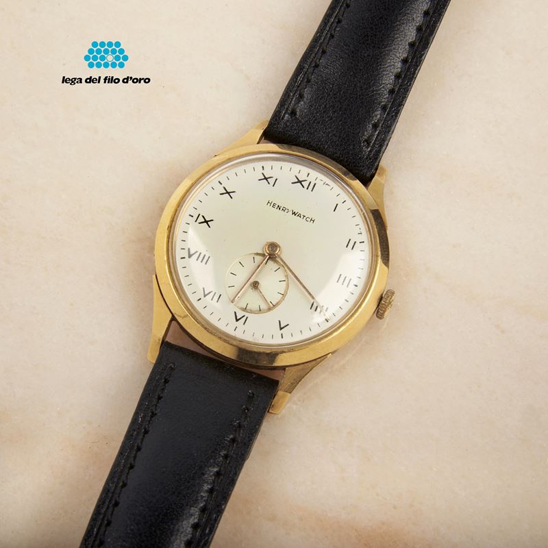 OROLOGIO DA POLSO HERY WATCH IN ORO GIALLO 18KT