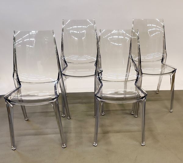 



Quattro sedie S.n Cab, designer Arter &amp; Citton, modello Vanity  - Asta Arredi, mobili e oggetti d'arte - Poggio Bracciolini Casa d'Aste