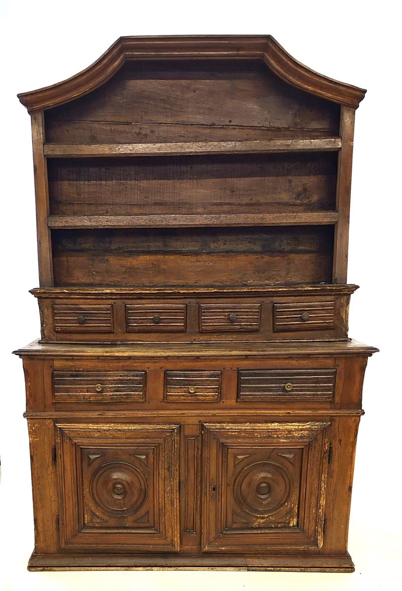 Credenza a Doppio Corpo, Sec. XVIII