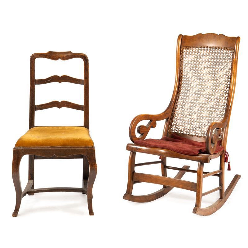 Poltrona a dondolo, inizi sec. XX