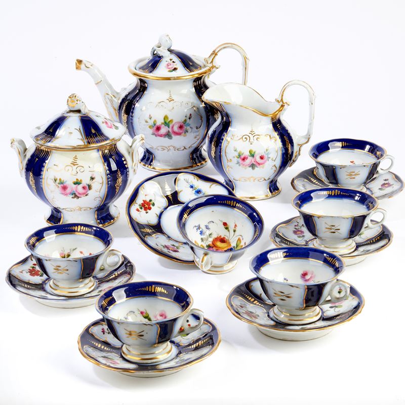 Servito da t&egrave; e caff&egrave;, sec. XIX