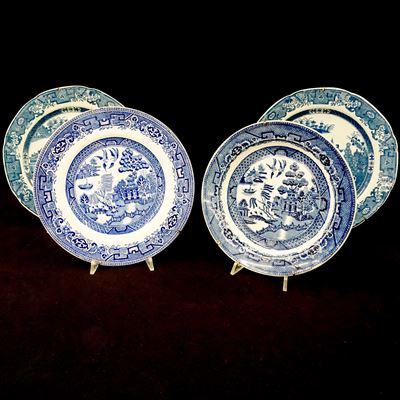 Quattro Piatti, Inghilterra, Fine Sec. XIX