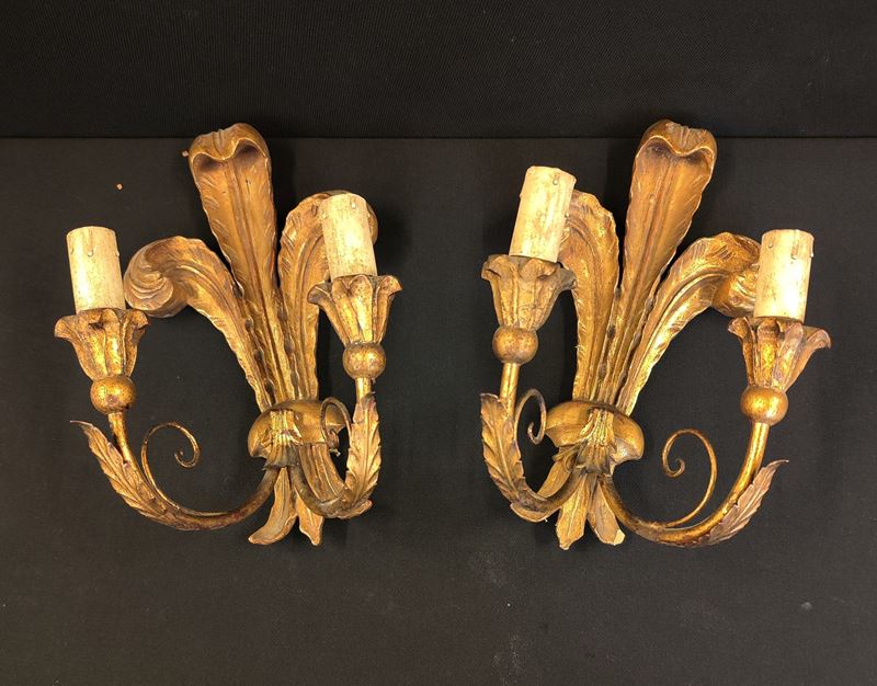 Coppia di Appliques, Sec. XIX