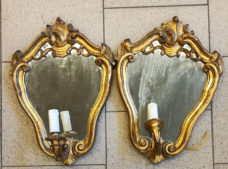 Coppia di Ventoline, in Stile Settecento
