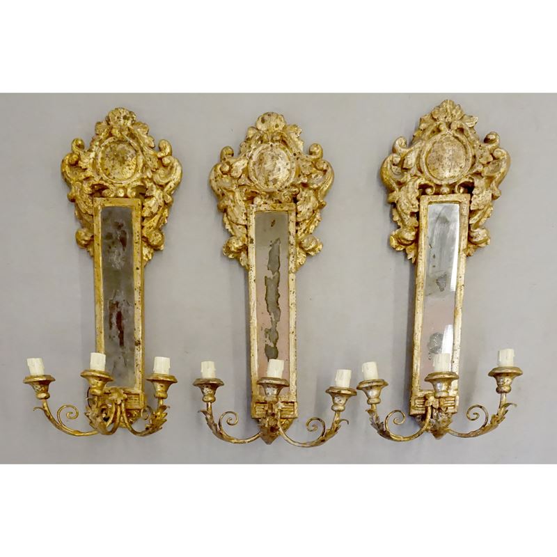 Tre Appliques, in Stile Settecento