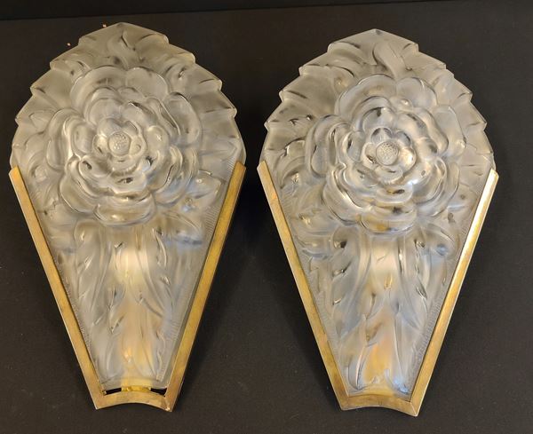 



Coppia di appliques, sec. XX  - Asta Arredi, mobili e oggetti d'arte - Poggio Bracciolini Casa d'Aste