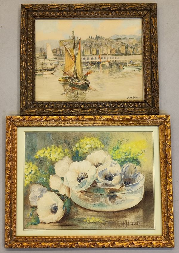 



Scuola francese, sec. XX  - Asta Disegni, stampe e dipinti dal XVIII al XXI secolo - Poggio Bracciolini Casa d'Aste