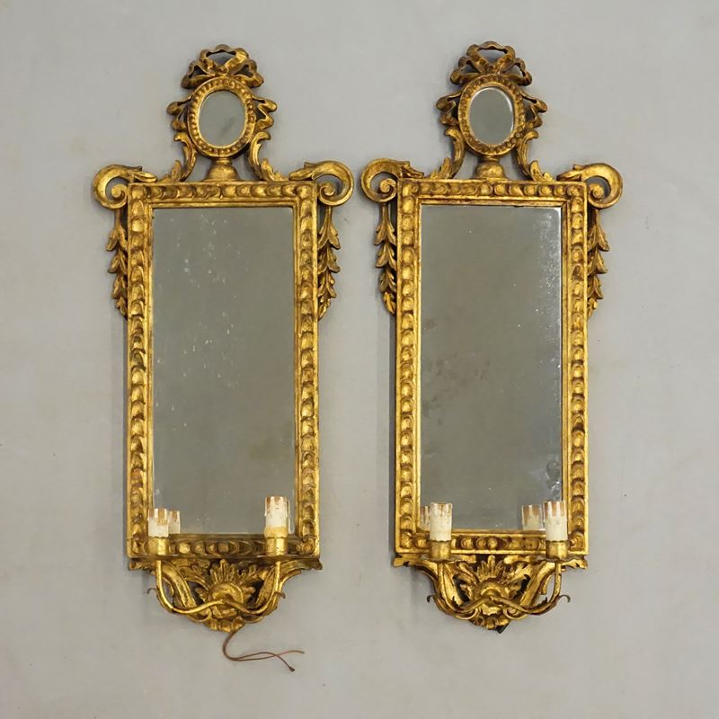 Coppia di Ventoline, in Stile Settecento