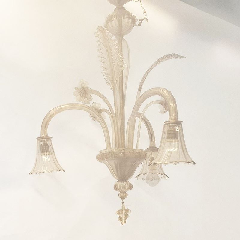 Lampadario, Murano, sec. XX