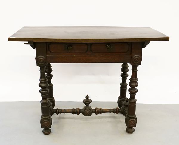 



Tavolo a rocchetto, in stile Seicento  - Asta Arredi, mobili e oggetti d'arte - Poggio Bracciolini Casa d'Aste