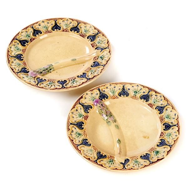 



Dieci piatti per asparagi  - Asta Eleganza a tavola: porcellane, argenti e complementi da arredo - Poggio Bracciolini Casa d'Aste