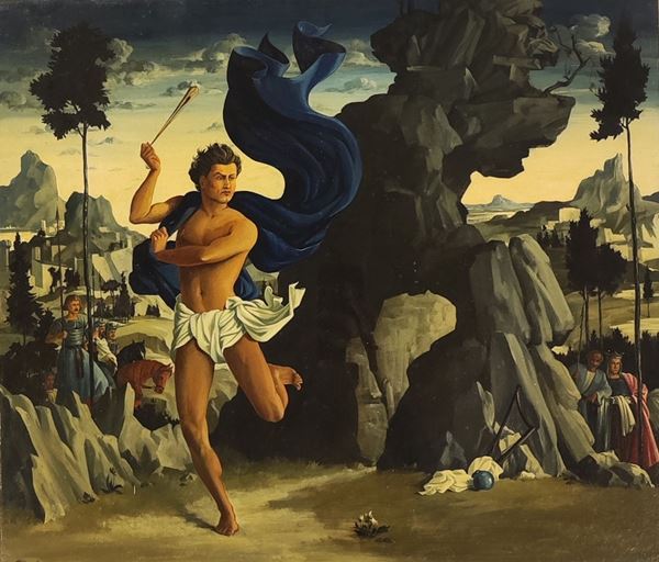 



Attribuito a Alfred Thomas  - Asta Disegni, stampe e dipinti dal XVIII al XXI secolo - Poggio Bracciolini Casa d'Aste