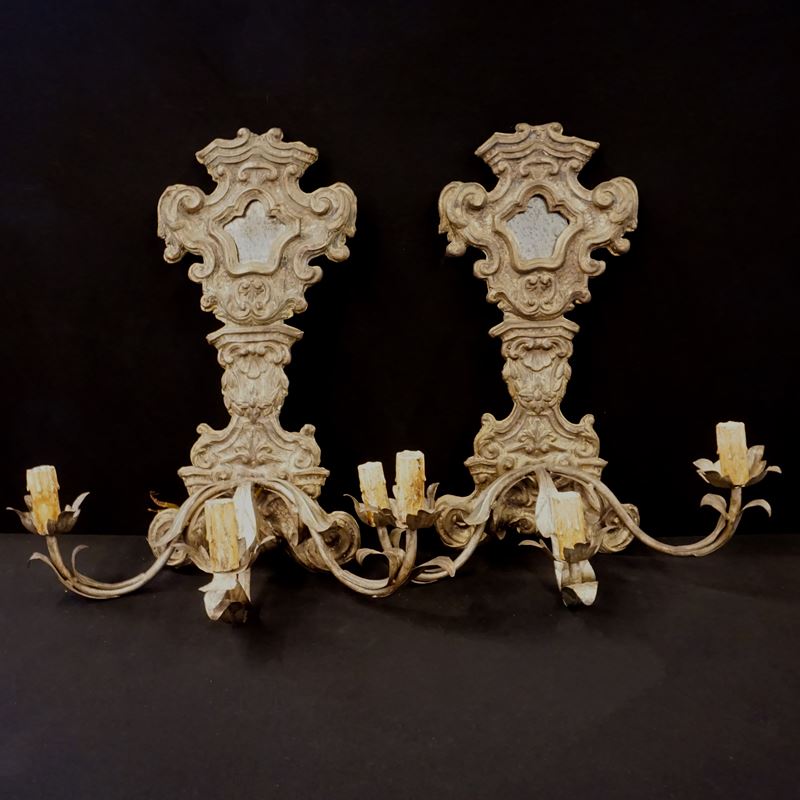 Coppia di Appliques, Sec. XIX