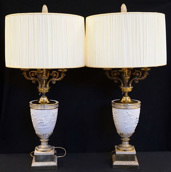 



Coppia di lampade, sec. XX