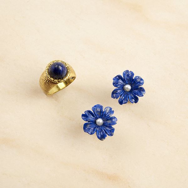 



ANELLO IN ORO GIALLO 18KT E LAPISLAZZULI