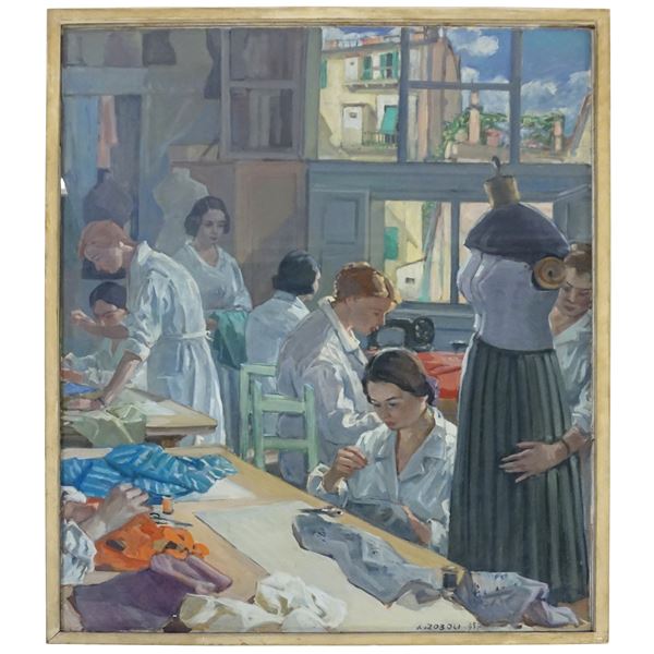 Augusto Zoboli  - Asta Dipinti, stampe  e disegni antichi e  moderni - Poggio Bracciolini Casa d'Aste