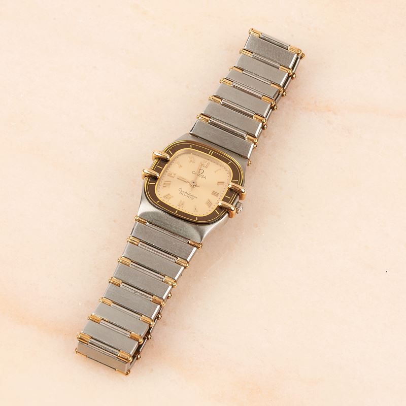 Orologio da Polso per Signora Omega Constellation Manhattan in Acciaio