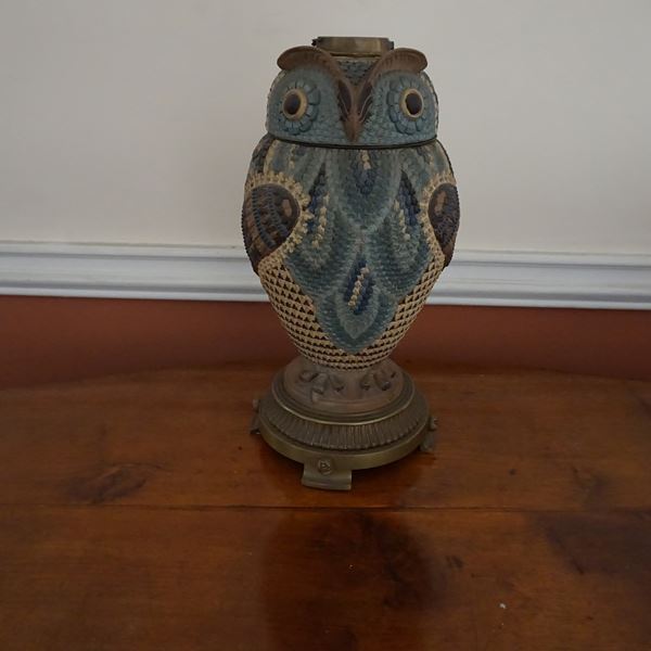 Grande lampada da tavolo, sec. XX  - Asta Arredi, mobili e oggetti d'arte - Poggio Bracciolini Casa d'Aste
